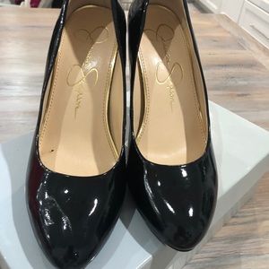 Jessica Simpson Black Patent Leather heels
